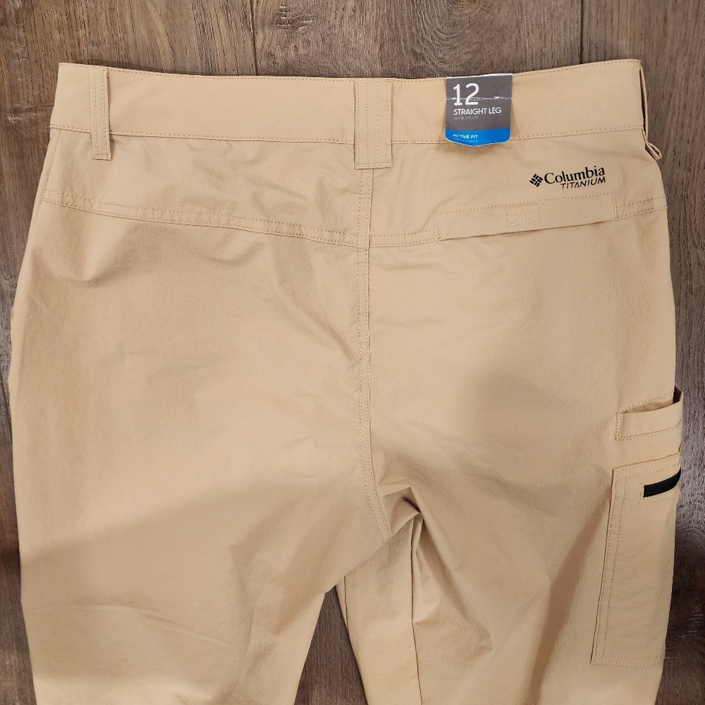 Columbia TITANIUM Summit Valley Waterproof Hike Pants Omni-Shield Sz 10 - Picture 13 of 16